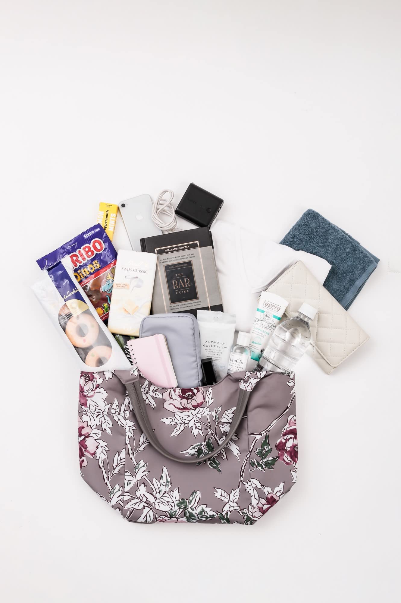 【ケイハヤマプリュス ムック本 付録】大人かわいいお花柄 トートバッグ