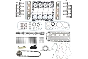 SUSUCAR 5.7 HEMI Cam MDS Lifters Camshaft Timing Chain Oil Pan Gasket Overhaul Replacement Kit for 2009-2015 Chrysler Aspen Dodge Ram 1500 Durango 53022263AF
