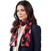 SERENITA Christmas Valentine Scarf for Women Holiday Gift Warm Long Unisex Scarf Fall Winter Lightweight Soft Sheer