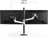 Ergotron LX Vertical Stacking Dual Monitor Arm for 2 Displays up to 40 in view 4