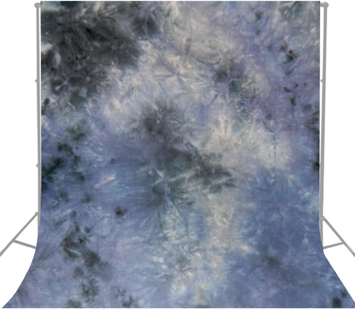 JULIUS STUDIO6 X 9 Ft Oxford Blue Cloudy Hand Dyed Muslin Backdrop Background Screen for Photo Video Studio, LIQ119-JSAG