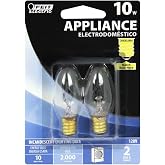 10-Watt C7 Appliance Incandescent Light Bulb (2-Pack)-Feit Electric-BP10C71/2/RP