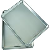 Nordicware Natural Aluminum Commercial Baker's Half Sheet (2 Pack), Silver