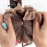 Omenluck 2Pcs Shower Bath Sponge Loofah Balls Exfoliating Mesh Back Scrubber view 3