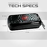 Winmau Armor G1 Darts Wallet Black Holds Fully Assembled Darts view 4