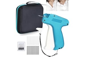 Mini Stitch Gun Kit with 5500 Micro Fasteners & 7 Needles - Micro Clothing Tag Gun for Sewing, Quilting, Hemming, Repairs - Q