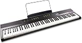 RockJam 88 Key Digital Piano with Semi-Weighted Keys and Lessons