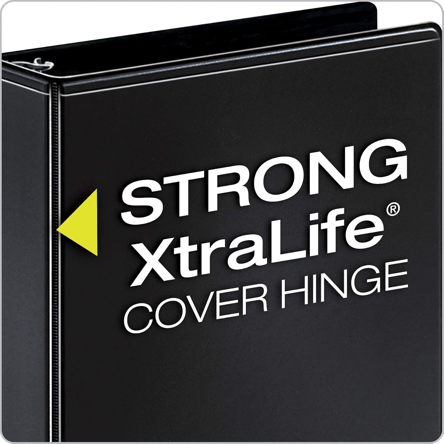 Cardinal Economy 3 Ring Binder, 1 Inch, Presentation View, Black, Holds 225 Sheets, Nonstick, PVC Free, 4 Pack of Binders (79512) : Office Products