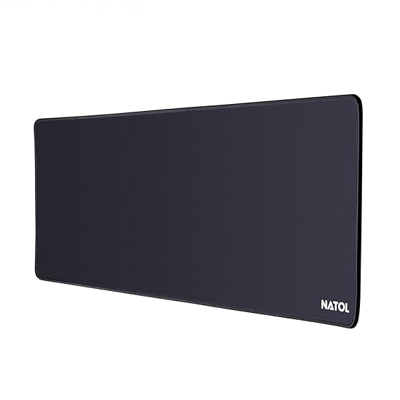 NATOL Alfombrilla Ratón Gaming, 800x300mm Gran Mouse Pad Resistente al Agua XXL Alfombrilla con Base de Goma Antideslizante