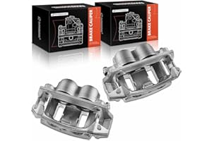 A-Premium Disc Brake Caliper Assembly with Bracket Compatible with Ford & Lincoln Models - F-150 1999-2003, F150 Heritage 2004, Blackwood 2002 - Front Driver and Passenger Side, 2-PC Set