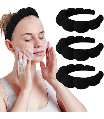Amazon.com : PercyEffie 10Pcs Spa headband for Women makeup  display picture 3