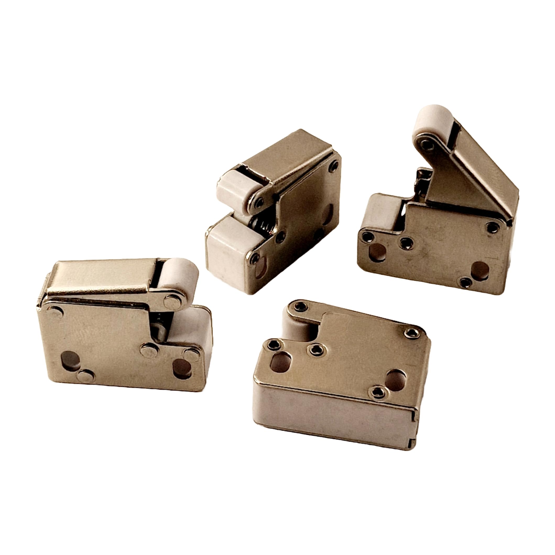 Generico 4 pcs Stainless Steel, Plastic Push Pull Opening Mechanism for Inspection Hatches - L001C