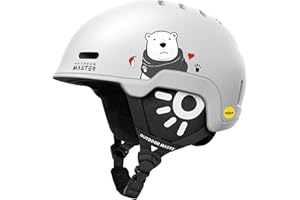 OutdoorMaster Kids Ski Helmet - MIPS Snow Helmet for Boys, Girls & Youth with Durable PC Shell & 12 Vents