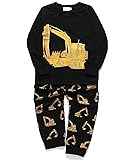 EULLA Toddler Boys Cotton Pajama Set Kids Cute