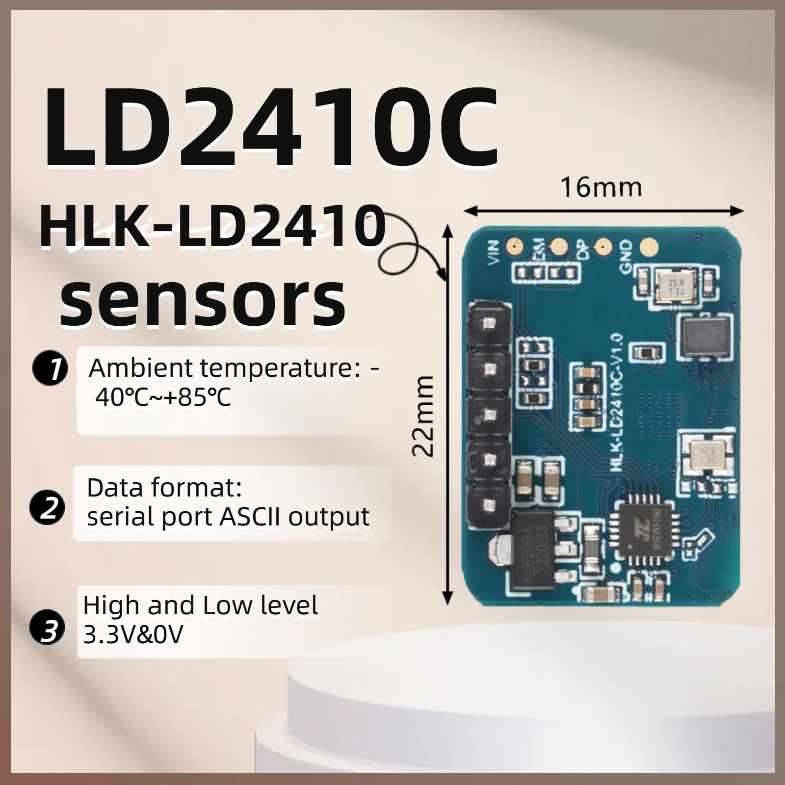 Mua EC Buying LD2410C Sensor Module HLK-LD2410 Human Presence Radar ...