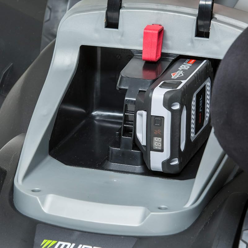 2x18V (36V) Lithium-Ionen 37 cm Akku-Rasenmäher IQ18WM37, Powered by Briggs & Stratton, bis zu 425 m2, inklusive 2X 2,5Ah Batterie und Zweifach-Ladegerät, 5 Jahre Garantie