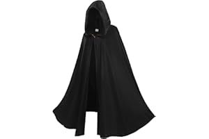 Giftdigger Renaissance Cloak for Men Women,Adult Renaissance Hooded Cape,Medieval Cloak,Women Men Victorian Velvet Cape