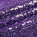Trlyc 24-Inch Round Decorative Purple Sequin Mini Christmas Tree Skirt