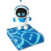 Northwest Astrobot Hugger Pillow &amp; Silk Touch Throw Blanket Set, PlayStation Stuffed Pillow, 50x60 inch Blanket and 11 inch Plushie