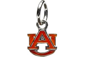 STONE ARMORY Auburn University Charm | AU Orange Dangle Charm | Officially Licensed Auburn University Jewelry | AU Jewelry | Auburn Tigers Charms | AU Charms | Auburn Gifts | Stainless Steel