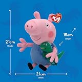 TY George 10 Inch Beanie Baby Peppa Pig Plush Toy view 5