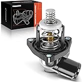 A-Premium Engine Coolant Thermostat and Housing Assembly - 8Cyl, 4.3L 5.3 6.2L - Compatible with Chevy, GMC, Cadillac Vehicle