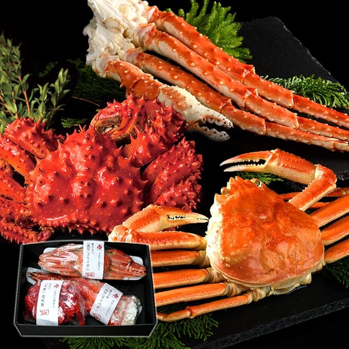 Amazon 島の人 三大蟹セット 1 4kg ズワイガニ タラバガニ 花咲 お歳暮 内祝い ギフト かに 蟹 島の人 カニ 通販