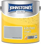 Johnstone's Kitchen Paint Manhattan Grey Matt Finish 2.5L 12m2