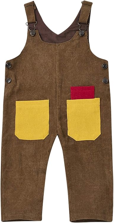 yellow corduroy overalls