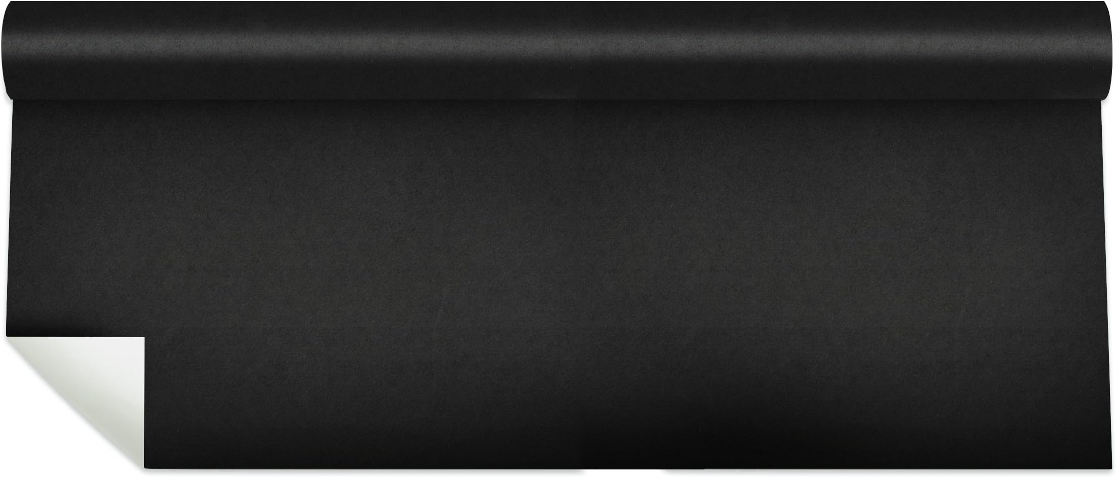 VersaChalk Chalkboard Contact Paper Vinyl Wall Decal Sticker, Extra Large 2 x 164 Foot Roll - Non Porous Black Peel and Stick Removable Blackboard Adhesive Chalkboard Paint Wallpaper