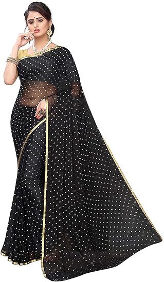 Buy Anni Designer Black Saree For Women 