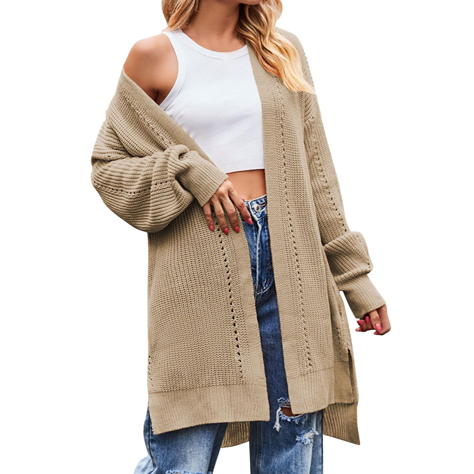 ADJHDFH Women'S Pullover Sweaters Chiffon Cover Up