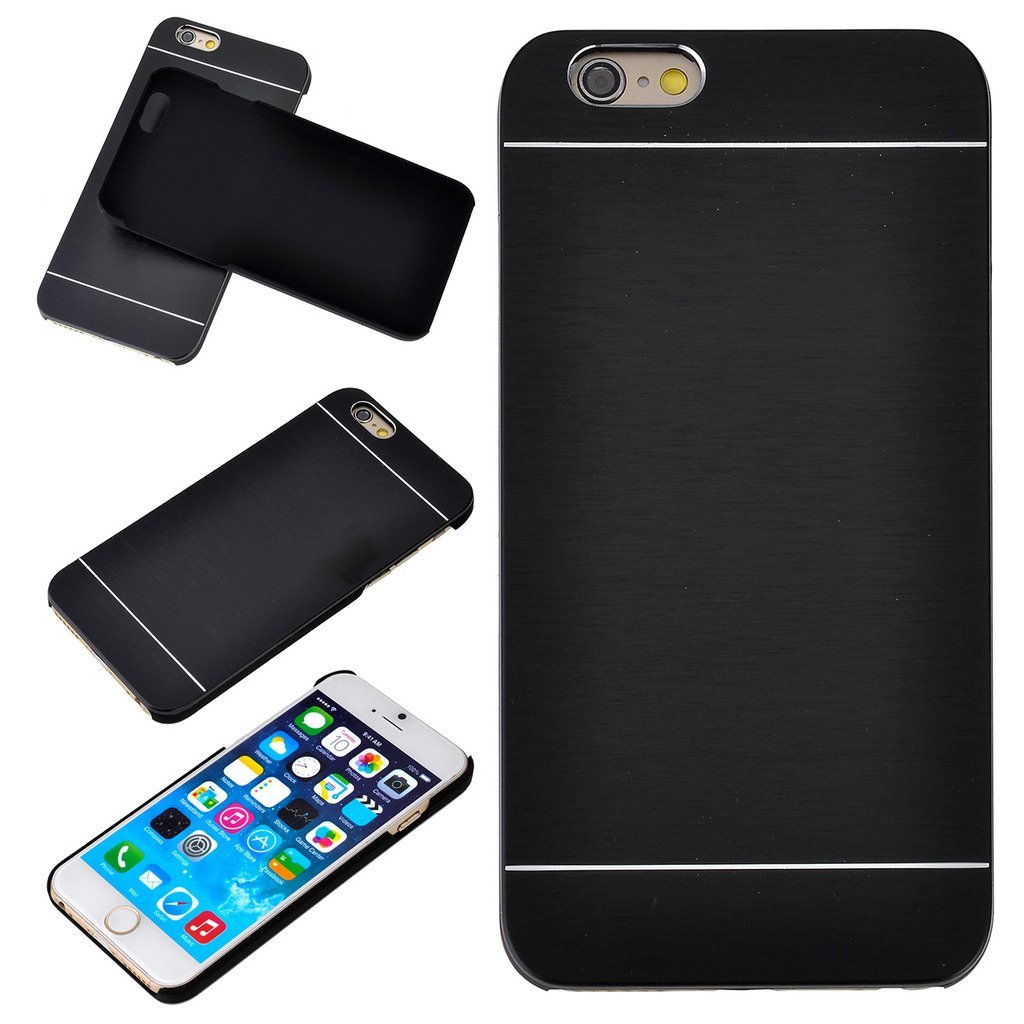 iPhone 6/6S Case -Yerwal Luxury Metal Brushed + PC Hard Back Cover Case Skin for iPhone 6/6S 4.7\