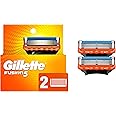 Gillette Fusion5 Razor Refills for Men, 2 Razor Blade Refills