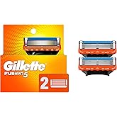 Gillette Fusion5 Razor Refills for Men, 2 Razor Blade Refills
