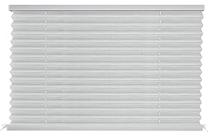 NOVINO RV Blinds for Camper Window, RV Shades Window Pleated Shades,Camper Blinds for Travel Trailer Motor Coach Motorhome-50 W x 32" L,Gray