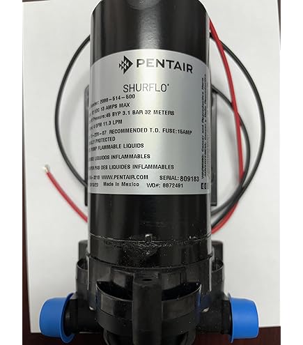 Amazon.com: SHURFLO Aqua King II Automtic Fresh Water Pump, 3 GPM