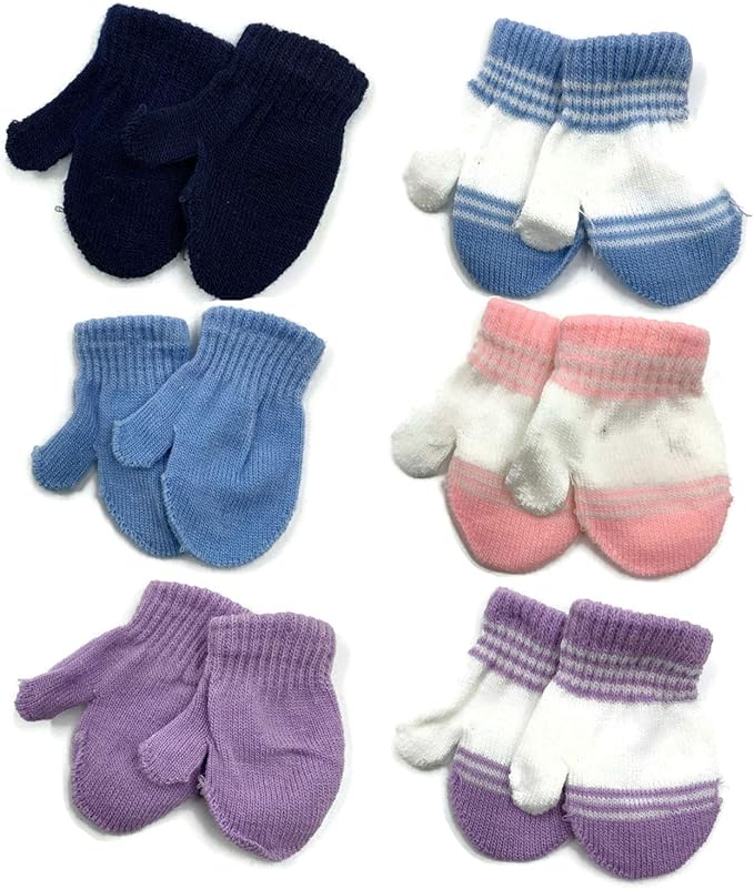 8PACK Cute Infant Finger Gloves Warm Winter by at Amazon