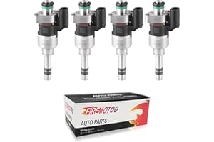FIREMOTOO Fuel Injectors Set of 4 Compatible with Chevy Cruze 2016-2019 Equinox 2018-2019 Malibu 2016-2019 for GMC Terrain 2018-2019 for Buick Encore 2016-2019 FJ1293 55577403 12644767 6 Holes