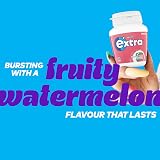 Mars Extra Watermelon Flavour Sugarfree Chewing Gum Bottle 46 Pieces view 3