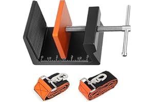 SLIIMU Widen Ladder Fall Protection - Universal Ladder Stability Anchor with 2ft & 3ft Safety Strap, Fits on Fascia Board or Rafter in Seconds