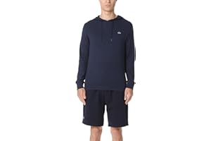 Lacoste Men's Long Sleeve Cotton Jersey Hooded T-Shirt
