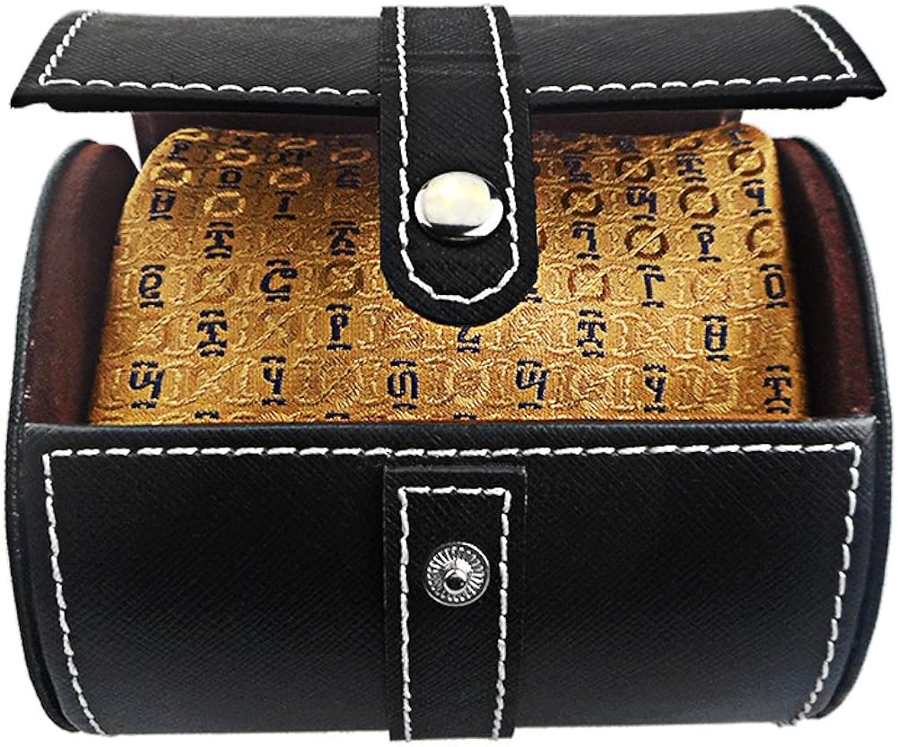 Tie Case Necktie Storage Travel PU Leather Bow Tie