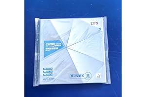 Ppbigu 729 Friendship 729 Cross Green/Blue Series Table Tennis Rubber, Tacky Sticky Pimples-in Ping Pong Color Rubber with ITTF Approved, Elementary and Universal Rubber, 2.2mm, H42-44