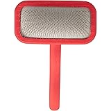Chris Christensen Mark II Slicker Brush, Groom Like a Professinal, Stainless Steel Pins, Lightweight Beech Wood Body, Ground 