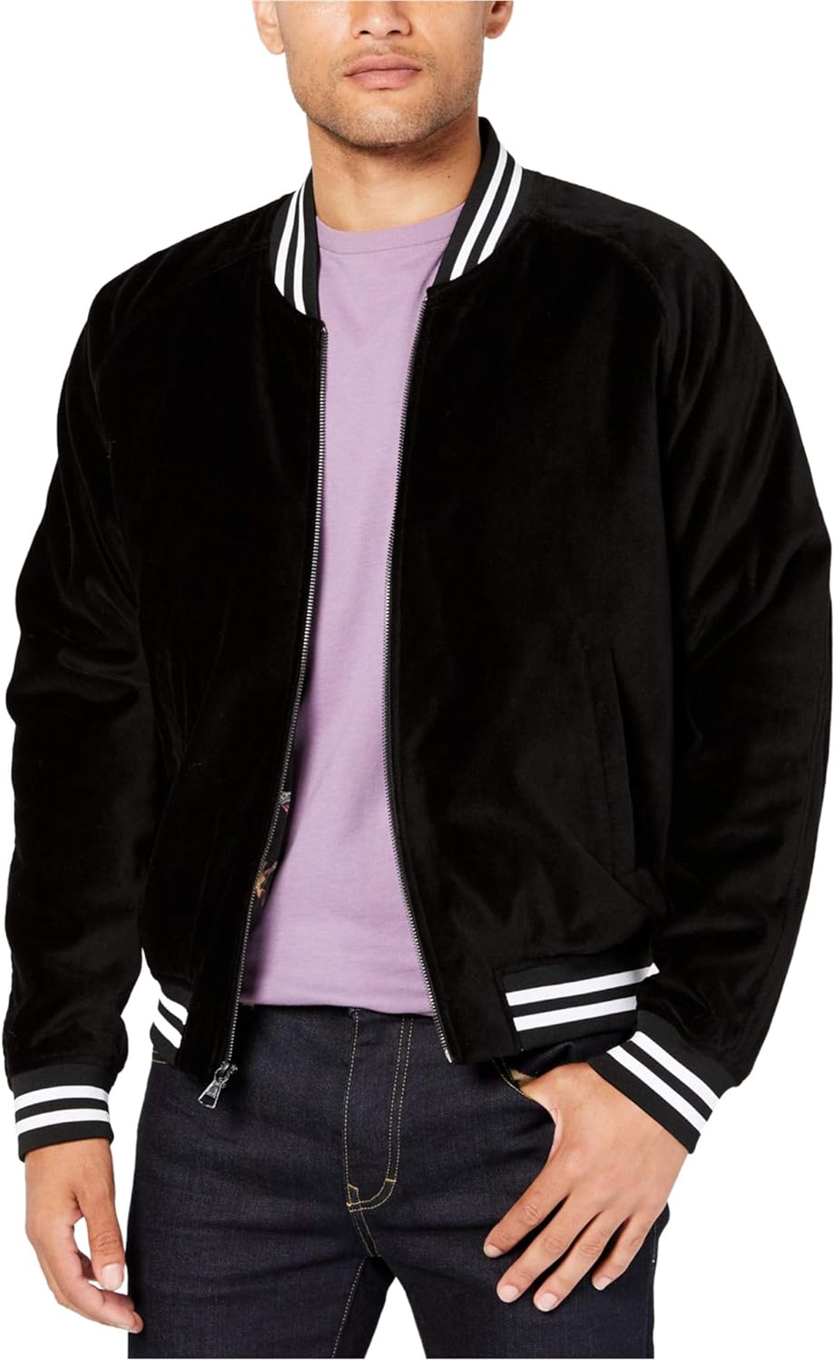 tallia orange bomber jacket