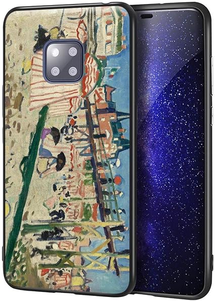Amazon Albert Marquet Huawei Mate Pro用ケース ファインアート携帯電話ケース 高解像度ジクレーレベル 複製プリント 携帯電話カバー ザビーチオアホーリー住所 スクリーンプロテクター 通販