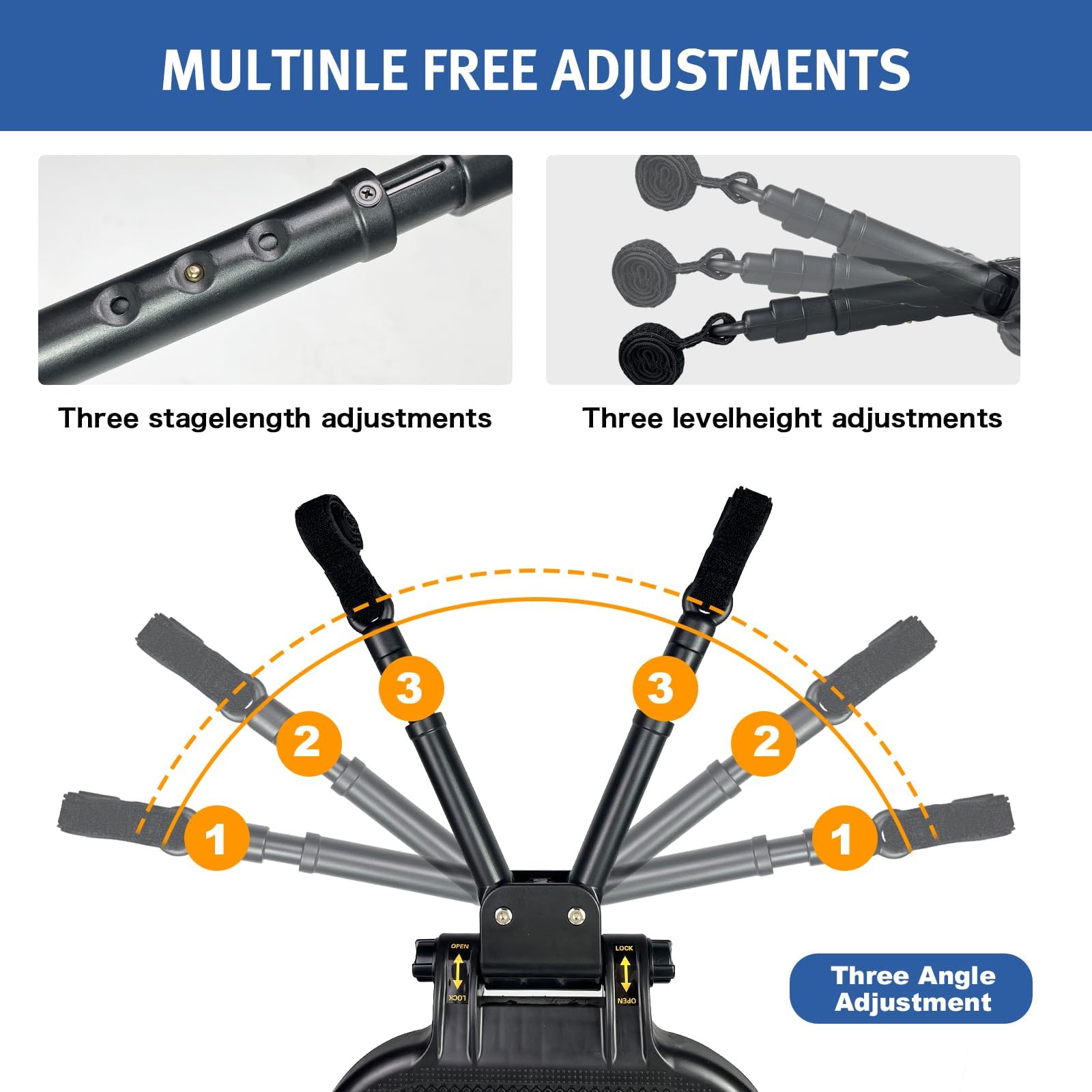 Universal Stroller Board with Detachable Seat - 2 in 1 Sit and Stand Stroller Standing Board for Most Brands of Strollers Holds Children up to 55lbs-Blue