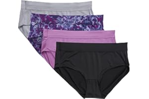 Hanes Womens 4 Pack Smooth Microfiber Brief
