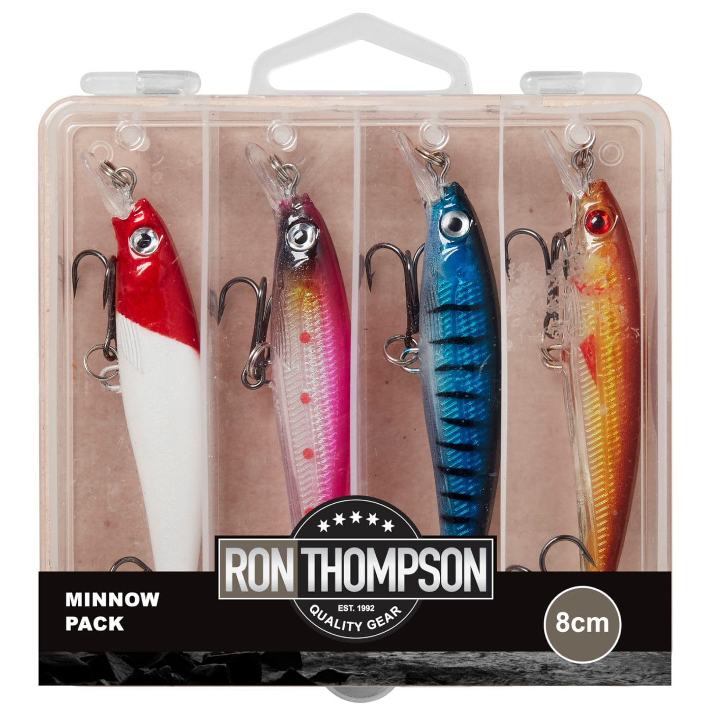 DAM Minnow Pack Inc. Box 8 cm, Hard Lures